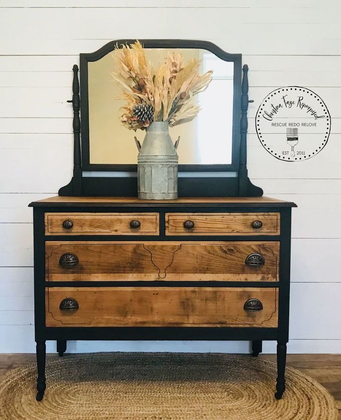 antique dresser makeover see how i removed veneer