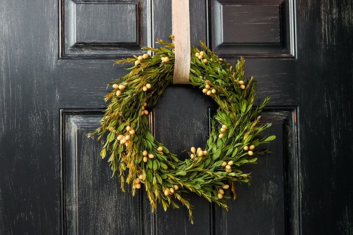 easy basic wreath tutorial in 30 minutes
