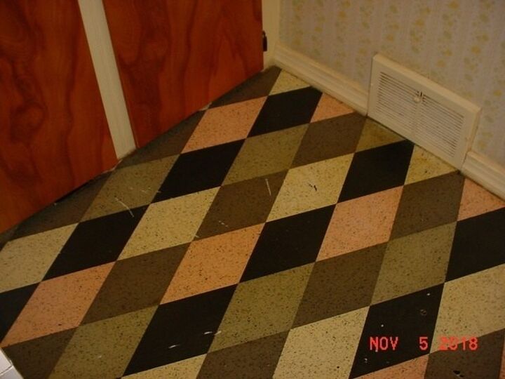 q how can i change the looks of my old bathroom vinyl