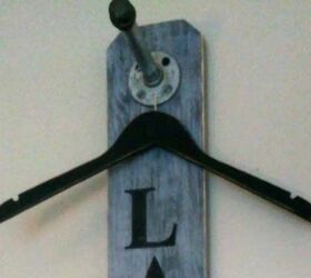 laundry room pipe rack with hanger metal heart, Love Dollar Store wooden hangers