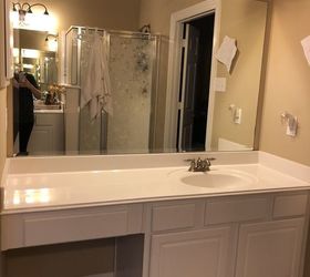 How To DIY Frame Your Builder Grade Mirror Hometalk