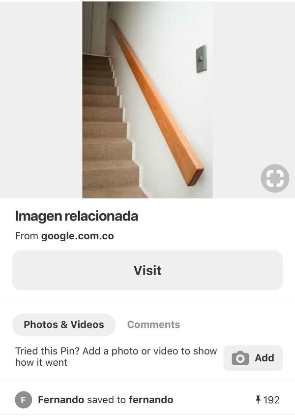 q i want to install a handrail like the one in the picture