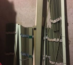 q what can i do to repurpose wooden blinds