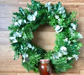 holiday gift wreath