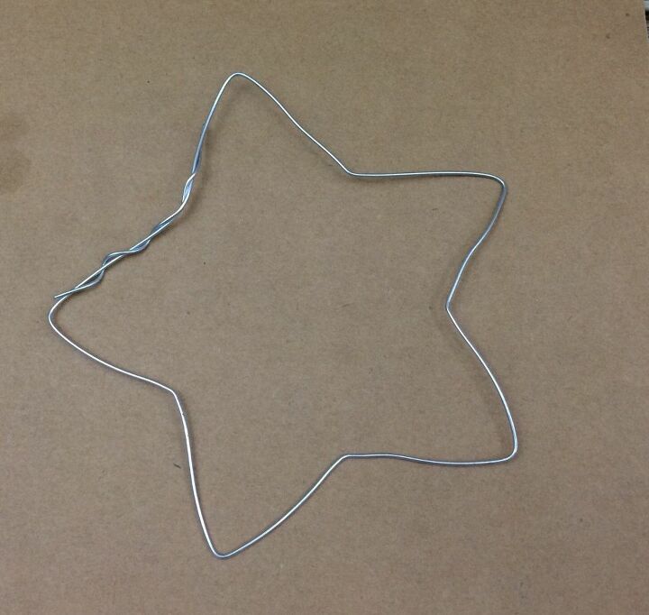 how to make a easy rag star ornament