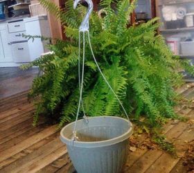 How do I make a drip pan for hanging planter?
