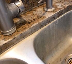how do i remove chalky residue from granite surfaces