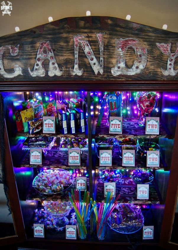 turn your hutch into a candy hutch