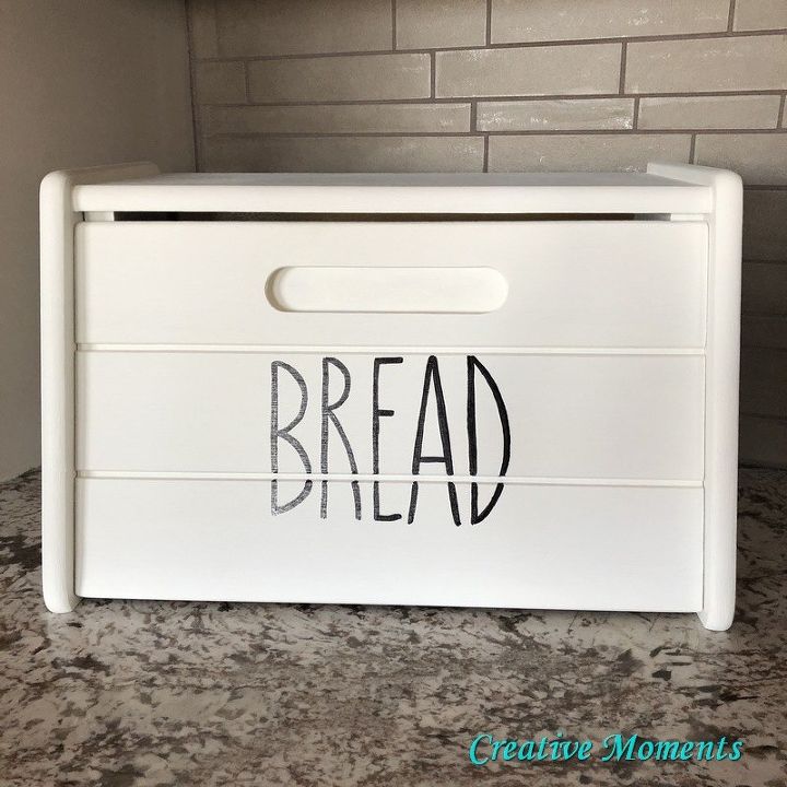 caja de pan inspirada en rae dunn