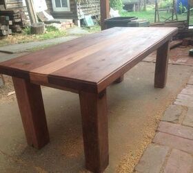 recycled timber coffee table