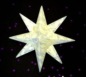 Cómo hacer un farolillo de estrella de papel en 3D