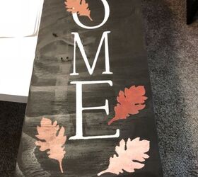 fall welcome sign