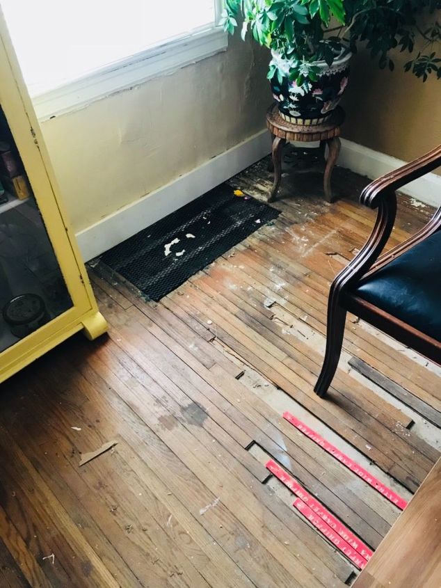 what should i do about missing pieces in wood floors