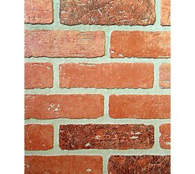 DPI™ Earth Stones 4' x 8' Gaslight II Red Brick Hardboard Wall Panel