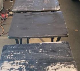 refinishing tv tray tables