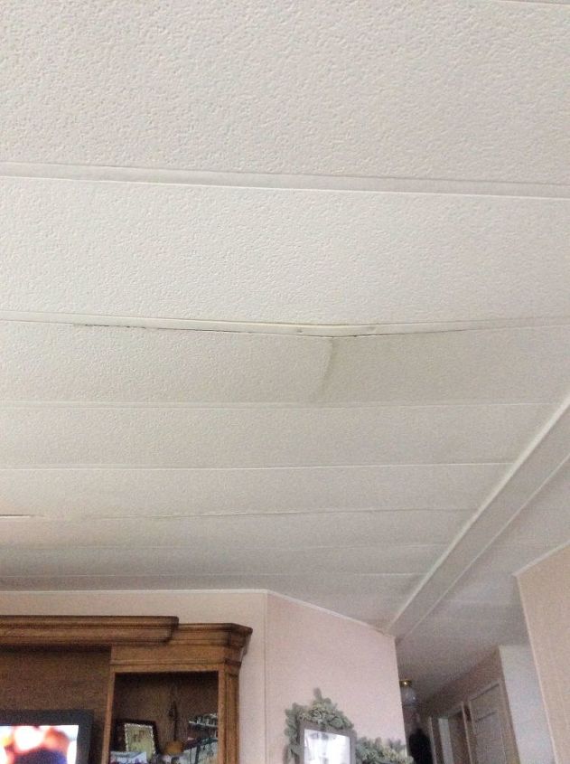 q how do i get my mobile home ceiling fixed