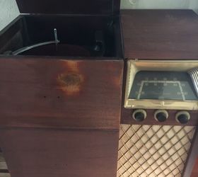 q refinishing radio cabinet