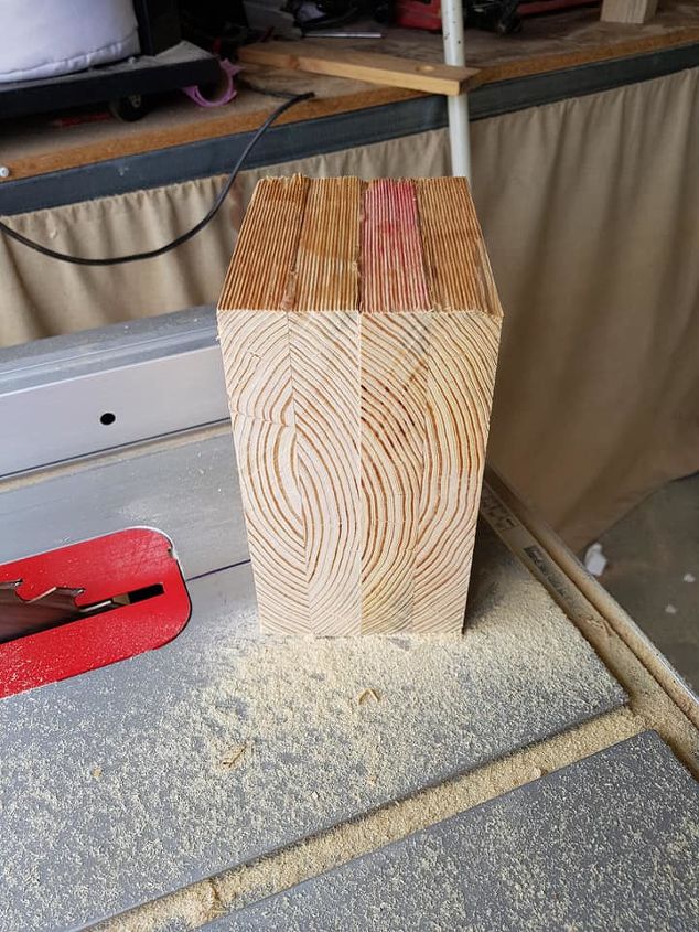 lmpada de bloco de madeira para lmpadas decorativas, Como fazer uma l mpada de bloco de madeira