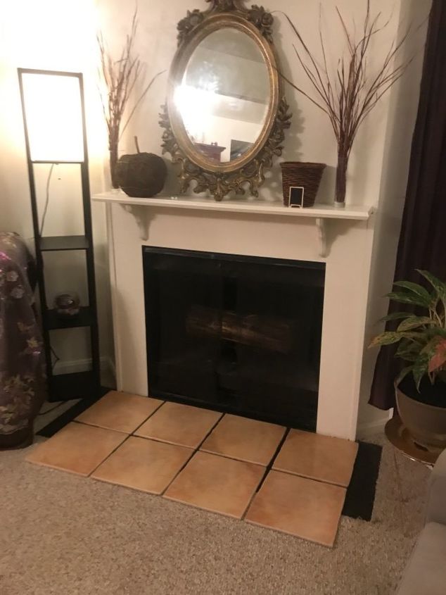 q how do i approach a fireplace hearth tile project