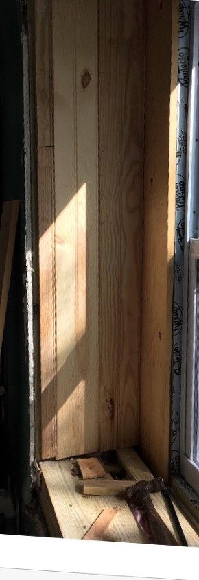 bay window built in bookshelf makeover