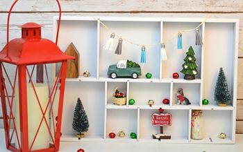 Christmas dollar diy centerpieces store easy gorgeous centerpiece decorations How I Turned Cardboard Boxes into A Christmas Yard Display | Hometalk