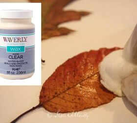 how i preserve leaves with furniture wax, Simple Start with a clear liquid wax