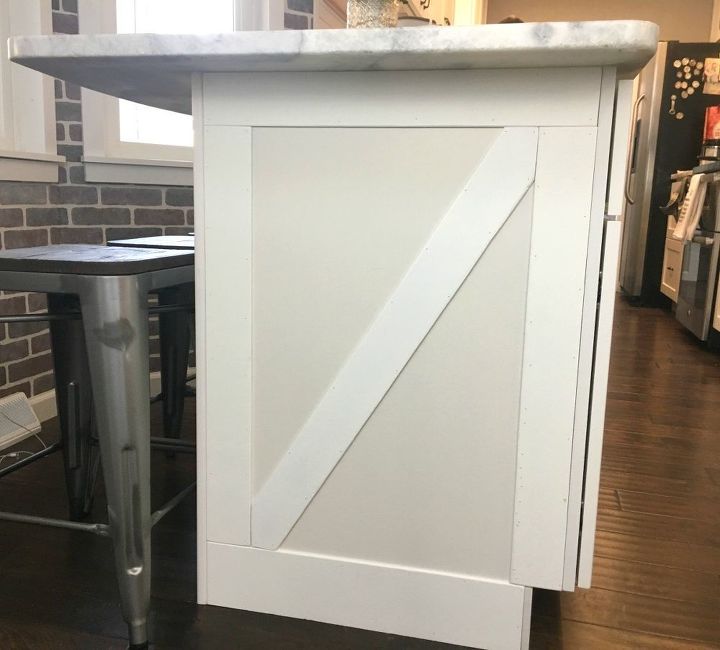 how to add farmhouse cabinet trim, Step 7 Use a miter or jig saw to cut to size