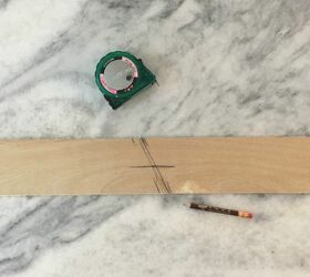 how to add farmhouse cabinet trim, Step 9 Create the cross boards