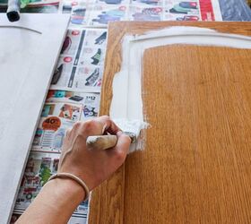how to add farmhouse cabinet trim, Step 5 cont Prime cabinets