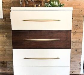 dresser makeover with appliance handles