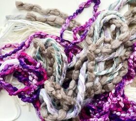 yarn braided garland