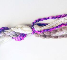 yarn braided garland
