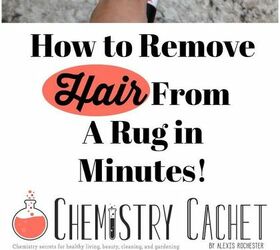 how to remove hair from a ruge in minutes