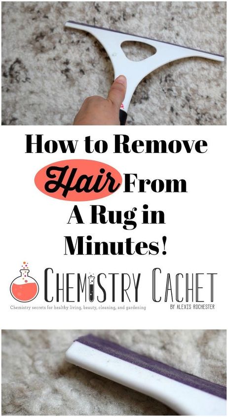 como remover o cabelo de um tapete em minutos