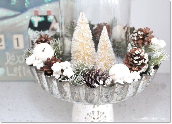 s it s pine cone season baby, Grab an old tin for this unique centerpiece