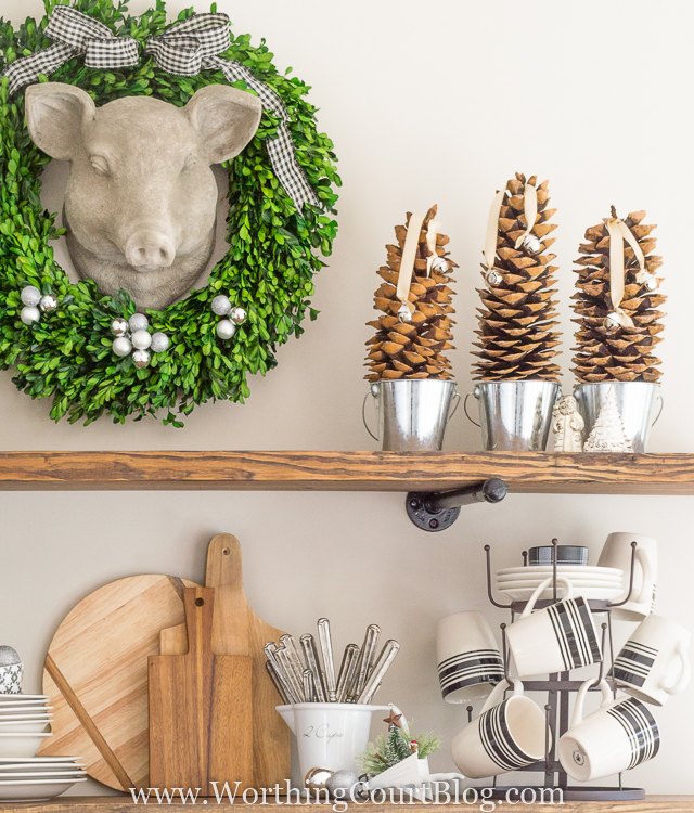 s it s pine cone season baby, A must for your holiday kitchen decor