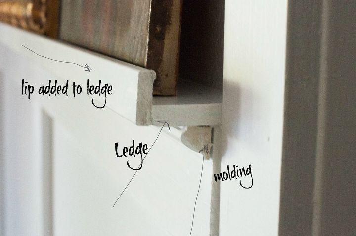 s update your dining room on a budget, Step 5 Add picture ledge