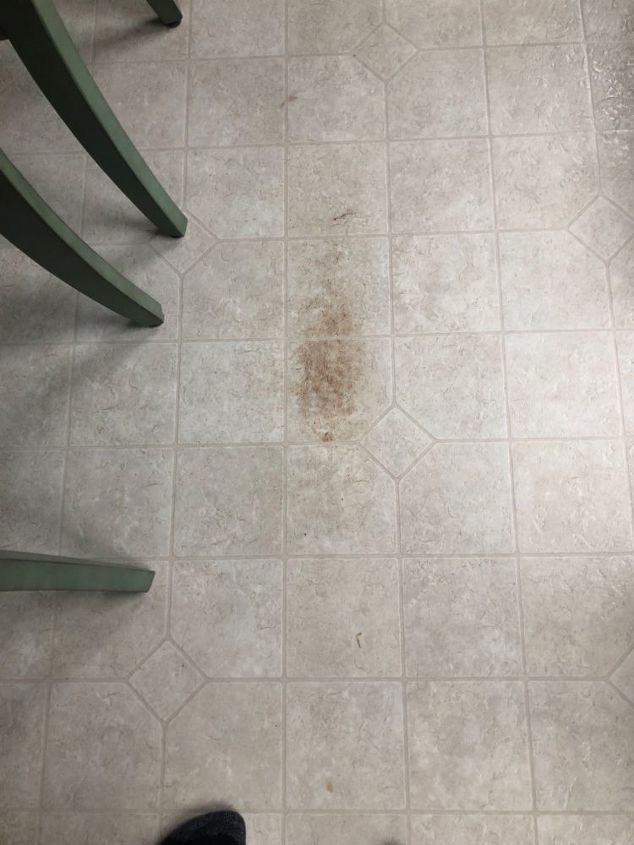 how do i remove stains on my linoleum