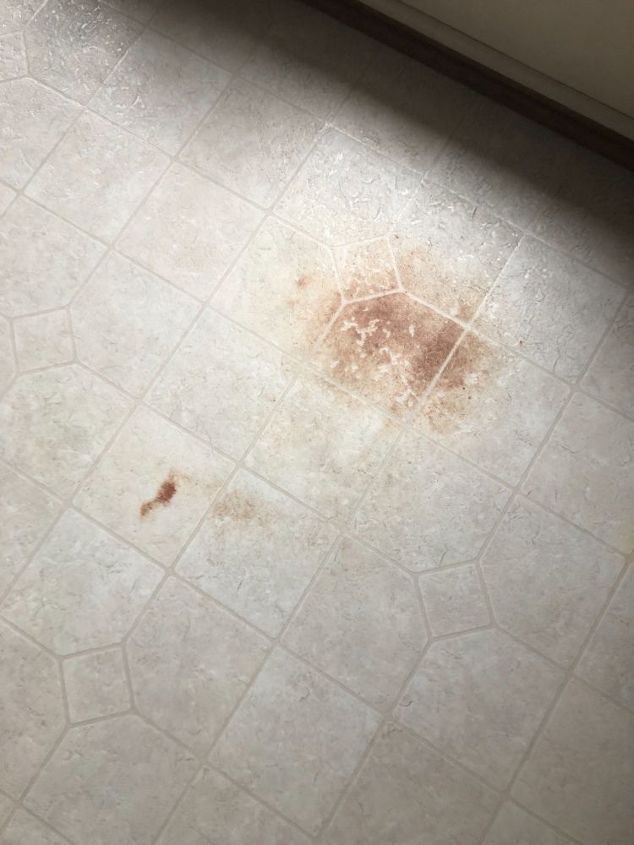how do i remove stains on my linoleum