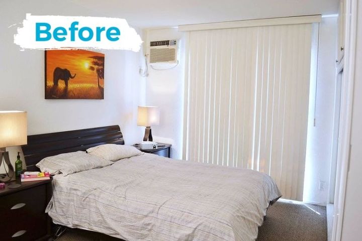quick affordable renter friendly bedroom makeover color storage