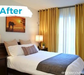 quick affordable renter friendly bedroom makeover color storage