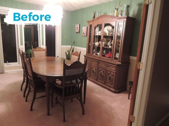 1950 s dining set makeover