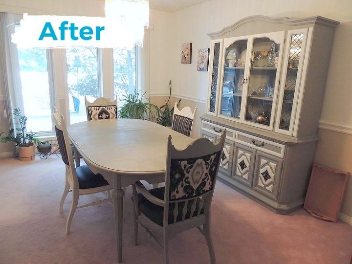 1950 s dining set makeover