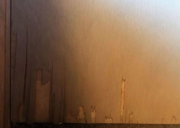 How to fix/hide splintered bottom of otherwise good interior door ...