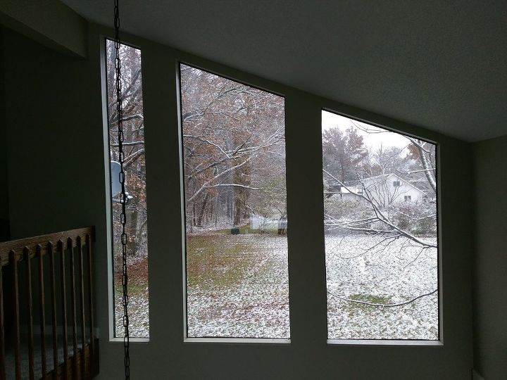 How do I get or make curtain treatments for sloping windows? | Hometalk