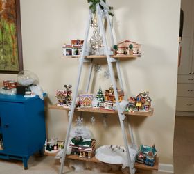 a frame ladder alternative christmas tree