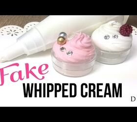 FAKE WHIPPED CREAM TOPPER: How to make a fake whipped cream topper