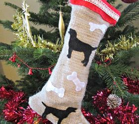 how to make a christmas stocking for your dog