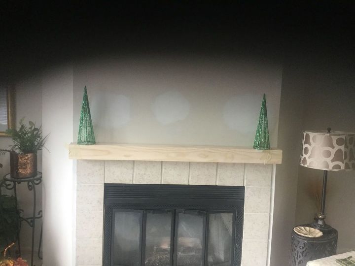 q how should i stain or paint my new mantel