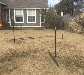 Stick PVC pipes in your yard to prepare for the best Christmas decor look